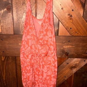 Floral Coral One Piece